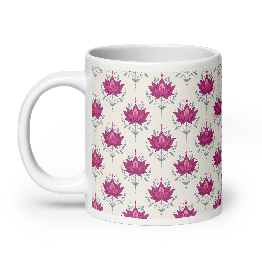 Lotus Glossy Mug
