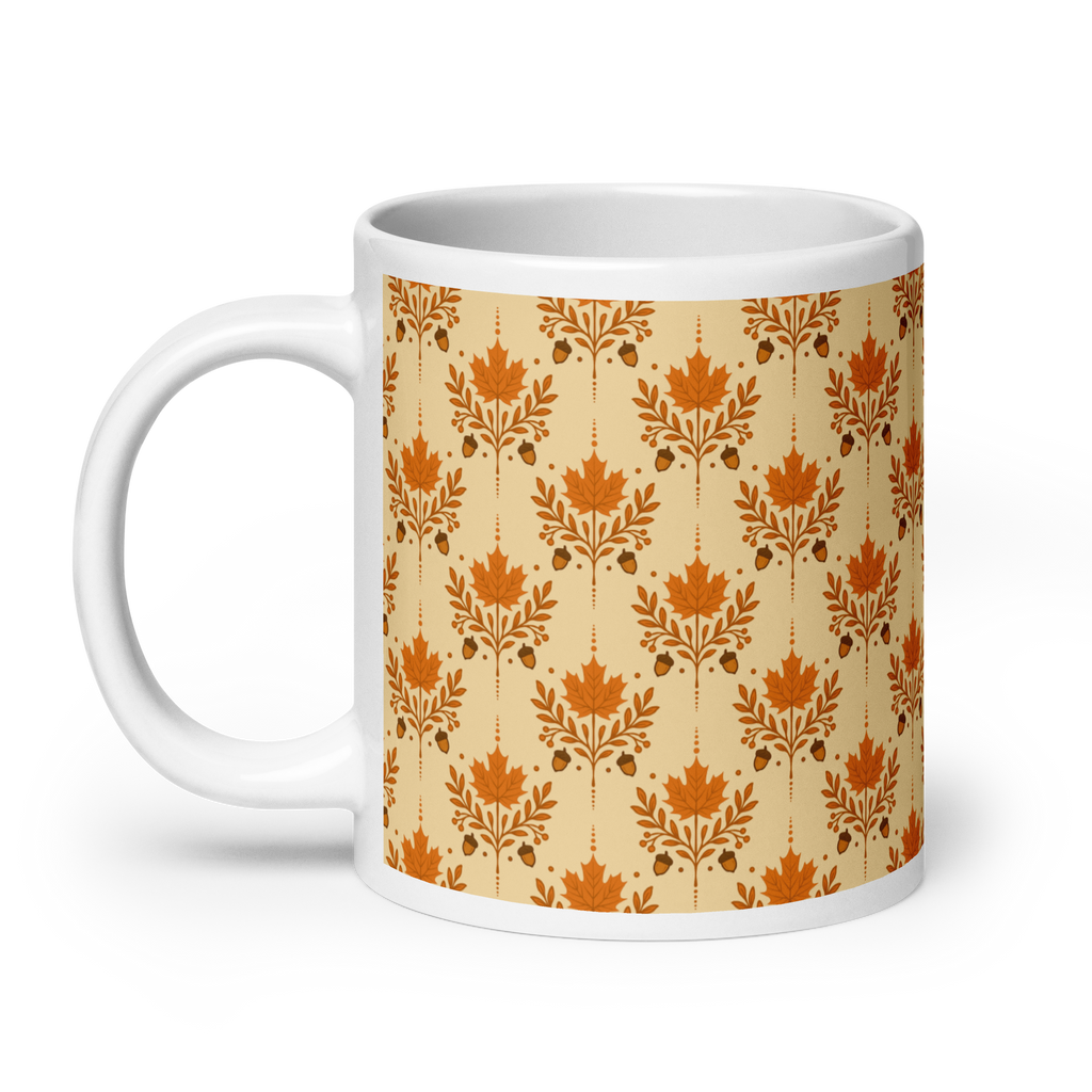 Orange Autumn glossy mug