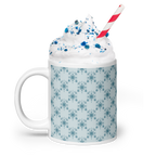 Blue glossy mug
