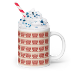 Folk Heart Glossy Mug