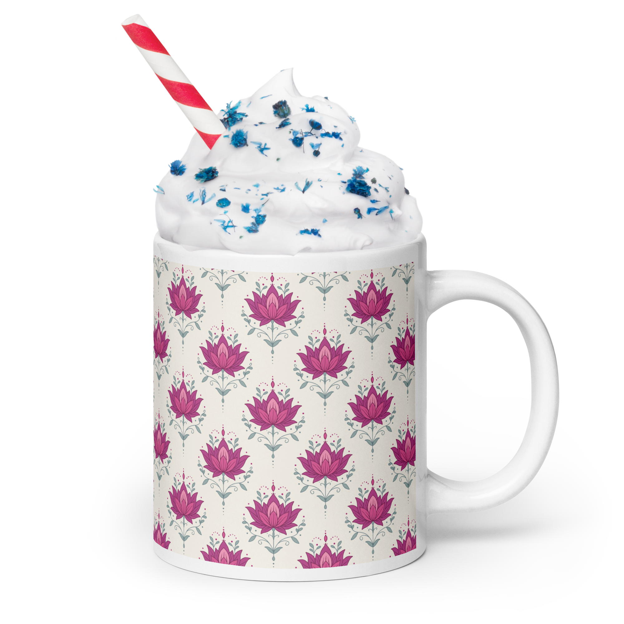 Lotus Glossy Mug