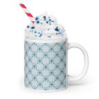 Blue glossy mug